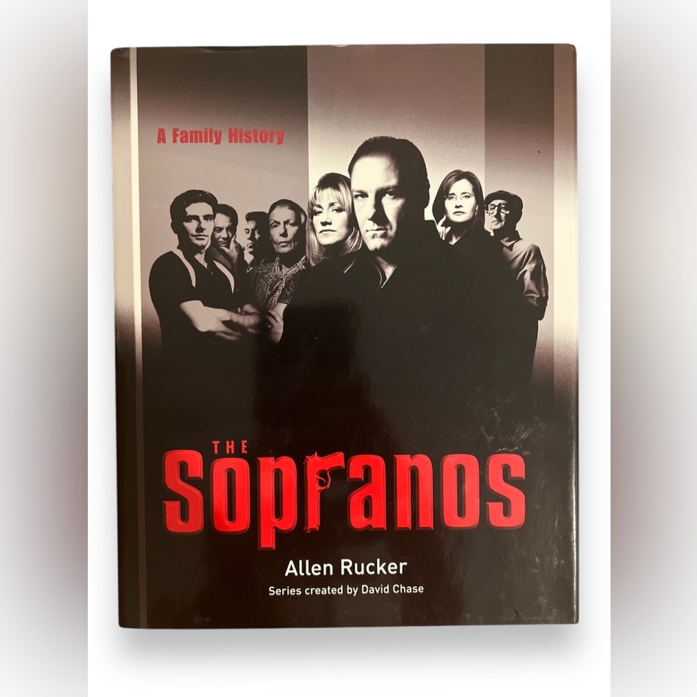 The Sopranos: A Family History Hardcover Book Allen Rucker 2000 HBO Collector VG